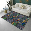 Highway City Child Playmat Traffic Playroom Carpet  Non-slip Floor Mat