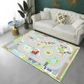 Highway City Child Playmat Traffic Playroom Carpet  Non-slip Floor Mat