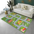 Highway City Child Playmat Traffic Playroom Carpet  Non-slip Floor Mat