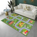Highway City Child Playmat Traffic Playroom Carpet  Non-slip Floor Mat