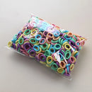 100/300/500Pcs Hair Bands for Children Colorful Nylon Scrunchie Hair Ties Rubber Band Kids Elastic Leagues.