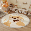 Space Planet Rocket Cartoon Anime Pattern Printed Carpet, Kids' Play Mat, Study Room Floor Mat, Living Room Decorative Mat
