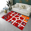 Highway City Child Playmat Traffic Playroom Carpet  Non-slip Floor Mat