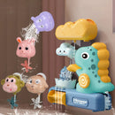 Waterwheel Bath Toys Spin Water Spray Dinosaur