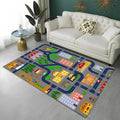 Highway City Child Playmat Traffic Playroom Carpet  Non-slip Floor Mat