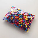 100/300/500Pcs Hair Bands for Children Colorful Nylon Scrunchie Hair Ties Rubber Band Kids Elastic Leagues.