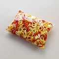100/300/500Pcs Hair Bands for Children Colorful Nylon Scrunchie Hair Ties Rubber Band Kids Elastic Leagues.
