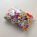 100/300/500Pcs Hair Bands for Children Colorful Nylon Scrunchie Hair Ties Rubber Band Kids Elastic Leagues.