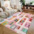 Car Play Mat for Boys and Girls Highway City Traffic-Themed Rugs for Kids Toy Cars Kids Rugs for Playroom Non-Slip Kids Play Rug