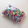 100/300/500Pcs Hair Bands for Children Colorful Nylon Scrunchie Hair Ties Rubber Band Kids Elastic Leagues.