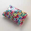 100/300/500Pcs Hair Bands for Children Colorful Nylon Scrunchie Hair Ties Rubber Band Kids Elastic Leagues.