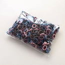 100/300/500Pcs Hair Bands for Children Colorful Nylon Scrunchie Hair Ties Rubber Band Kids Elastic Leagues.