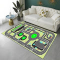 Highway City Child Playmat Traffic Playroom Carpet  Non-slip Floor Mat