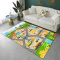 Highway City Child Playmat Traffic Playroom Carpet  Non-slip Floor Mat