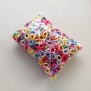 100/300/500Pcs Hair Bands for Children Colorful Nylon Scrunchie Hair Ties Rubber Band Kids Elastic Leagues.