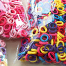 100/300/500Pcs Hair Bands for Children Colorful Nylon Scrunchie Hair Ties Rubber Band Kids Elastic Leagues.