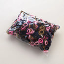100/300/500Pcs Hair Bands for Children Colorful Nylon Scrunchie Hair Ties Rubber Band Kids Elastic Leagues.