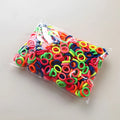 100/300/500Pcs Hair Bands for Children Colorful Nylon Scrunchie Hair Ties Rubber Band Kids Elastic Leagues.