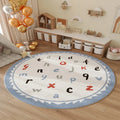 Space Planet Rocket Cartoon Anime Pattern Printed Carpet, Kids' Play Mat, Study Room Floor Mat, Living Room Decorative Mat