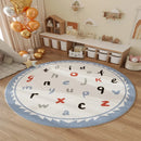 Space Planet Rocket Cartoon Anime Pattern Printed Carpet, Kids' Play Mat, Study Room Floor Mat, Living Room Decorative Mat